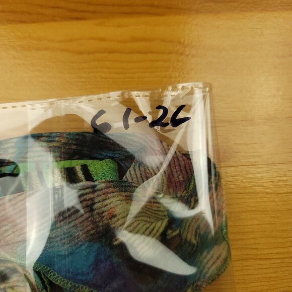 Camille & Co Womens M Printed Art to Wear Dress Lagenlook Crochet Accent - Picture 8 of 9